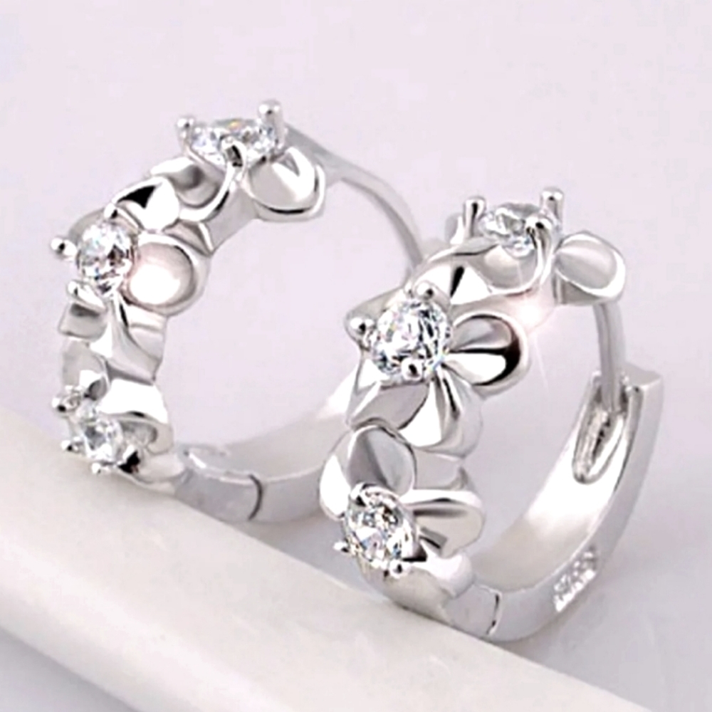925 Sterling hoops